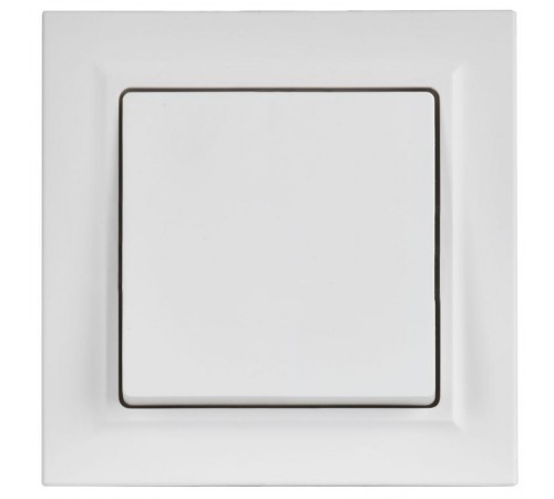 BRITE Выключатель 1-клавишный 10А в сборе ВСР10-1-0-БрАБ арктический белый   BR-V10-0-10-K91-F  IEK