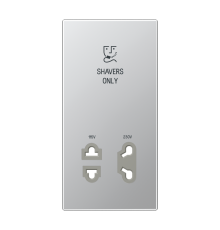 накладка бритвенной розетки алюминий  SOAL7522PL  Jung