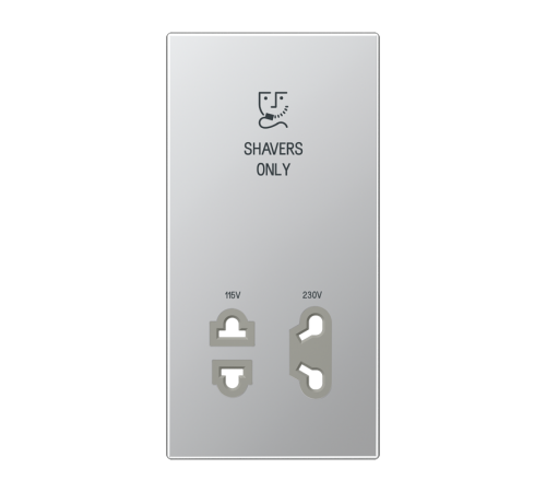 накладка бритвенной розетки алюминий  SOAL7522PL  Jung