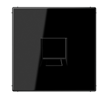 Плата (фиксация защёлкиванием) для одного модуля; термопласт; черный  LS1969-15WESW  Jung