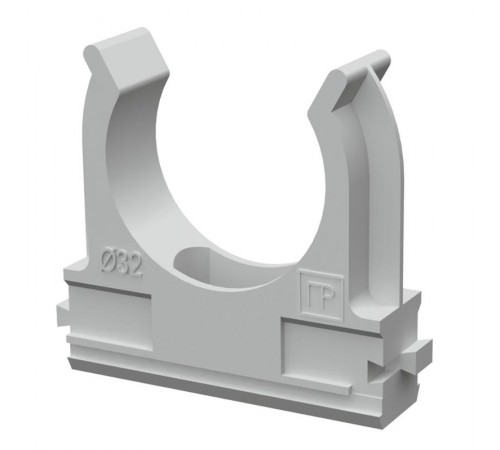 Крепеж-клипса для труб АБС-пластик д32 (10шт/500шт уп/кор)  PR.02632м  Промрукав