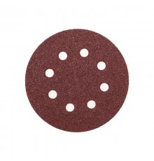 Диск абразивный на ворсовой основе, на липучке, перфорированный, P40, 125мм, 10 шт.  KR-91-1164  Kranz