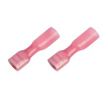 Клемма плоская полностью изолированная термоусаживаемая гнездо 6.6 мм 0.5-1.5 мм (РПи-м-т 1.5-(6.3) красный  08-0614  REXANT