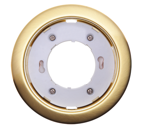 Светильник точечный встраиваемый под лампу ДВО PGX53 10639.23 15Вт GX53 IP20 золото матовое  1016843  Jazzway