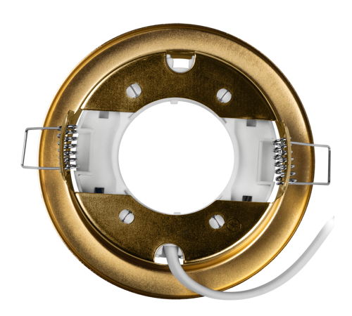 Светильник точечный встраиваемый под лампу ДВО PGX53 10639.23 15Вт GX53 IP20 золото матовое  1016843  Jazzway