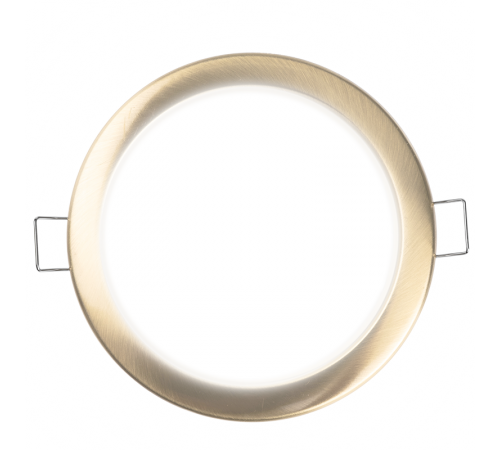 Светильник точечный встраиваемый под лампу ДВО PGX53 10639.23 15Вт GX53 IP20 золото матовое  1016843  Jazzway