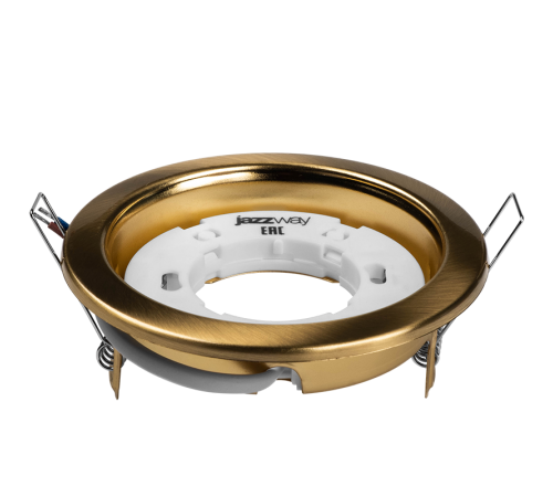Светильник точечный встраиваемый под лампу ДВО PGX53 10639.23 15Вт GX53 IP20 золото матовое  1016843  Jazzway