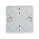 Коробка распределительная КМ41219 для о/п 104х104х29 мм белая (6 клемм 6мм2)  UKO10-100-100-029-K01  IEK