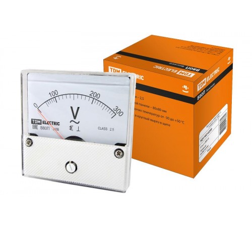 Вольтметр В80П 300В-2,5, (поверенный),   SQ1102-0250  TDM