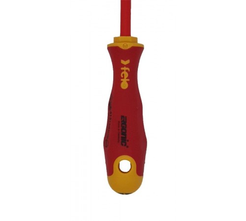Отвертка диэлектрическая Ergonic плоская шлицевая 3,5X0,6X100  41303590  Felo