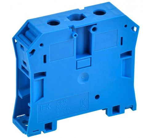 Колодка клеммная CTS 70мм2 синяя  YCT10-00-K07-070  IEK