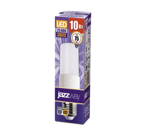 Лампа светодиодная LED 10Вт Е27 220В 6500К PLED- T32/115 new цилиндр  5000858  Jazzway