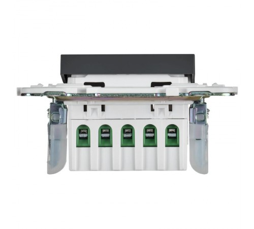 SKANDY Кнопка звонка с индикацией для отелей 10А SK-V17G графит   SK-V14-2-10-K53  IEK