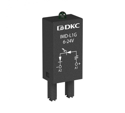 Модуль индикации, LED зеленый, 6-24V AC/DC  IMD-L1G  DKC