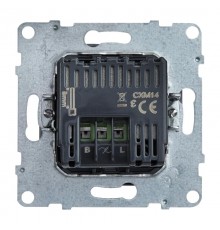 SUNO Светорегулятор кнопочный универсальный 400Вт без нейтрали. Цвет "Алюминий"  721378  Legrand