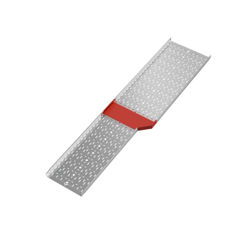 Переходник правый 50х400-500 мм "ПЛЮС" HD  PDplus50-400-500-R HD   КМ-профиль