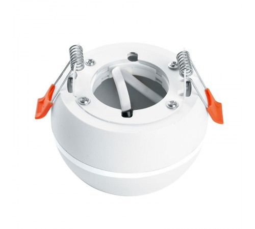 Светильник потолочный под лампу макс 12W, 230V, GX53, белый, HL356  41509  FERON