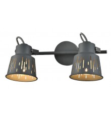 Светильник настенно-потолочный спот Kalma 7059-702 2 х Е27 40 Вт поворотный с выключателем  Б0055013  Rivoli