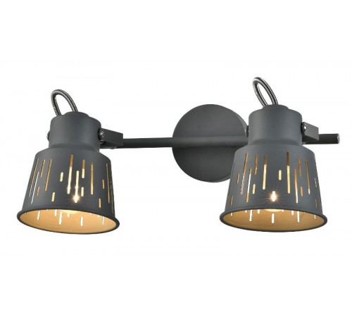 Светильник настенно-потолочный спот Kalma 7059-702 2 х Е27 40 Вт поворотный с выключателем  Б0055013  Rivoli