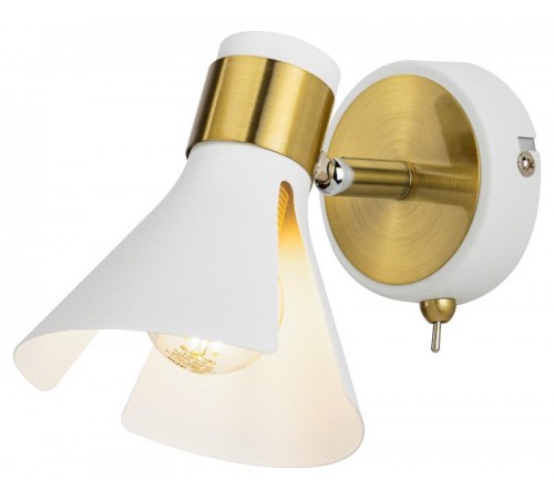 Светильник настенно-потолочный спот Maira 7054-701 1 х Е14 40 Вт поворотный с выключателем  Б0054696  Rivoli