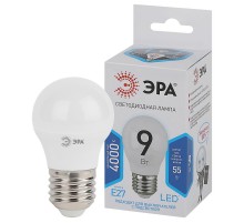 Лампа светодиодная LED P45-9W-840-E27  Б0029044  ЭРА
