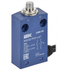 Выключатель концевой C6N-111 толкатель IP67  KKV12-P111-1-67  IEK
