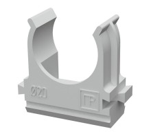 Крепеж-клипса для труб АБС-пластик д20 (10шт/1000шт уп/кор)  PR.02620м  Промрукав