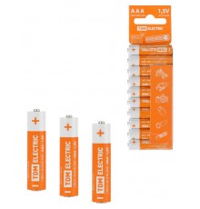 Элемент питания LR03 AAA Alkaline 1,5V SC-10  SQ1702-0057  TDM