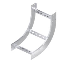 Угол вертикальный внутренний 90 град., 80х400 R600, горячеоцинкованный в комплекте с крепеж. элемент и соединит. пластинами  LH8640KHDZ  DKC