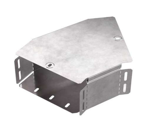 Угол горизонтальный 45 градусов с крышкой Стандарт 200х100  PR16.0524  Промрукав