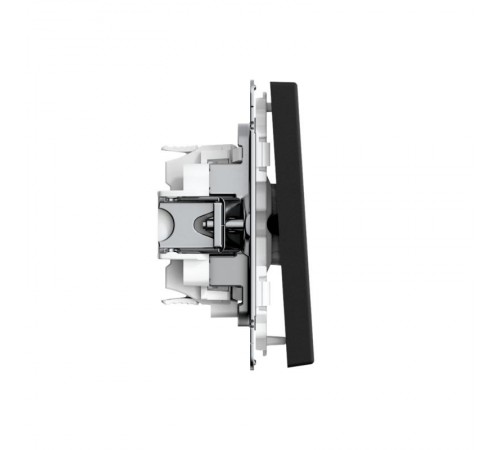 ArtGallery Карбон Переключатель 1-клавишный , 10АХ, механизм, быстрозажим. клем.  GAL001061S  SE