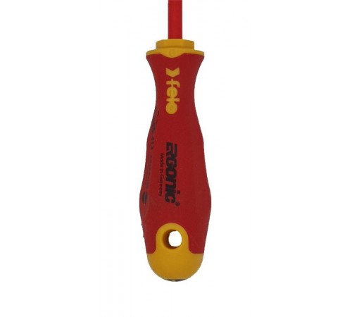 Отвертка диэлектрическая Ergonic плоская шлицевая 4,0X0,8X100  41304090  Felo