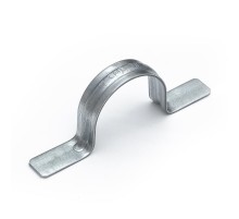 Скоба металлическая двухлапковая СМД d31-32 мм для монтажного пистолета (без отверстий) (50 шт/уп)  PR13.1992  Промрукав