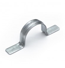 Скоба металлическая двухлапковая СМД d31-32 мм для монтажного пистолета (без отверстий) (50 шт/уп)  PR13.1992  Промрукав