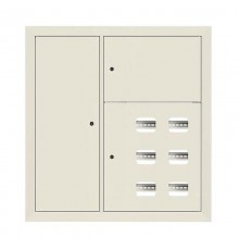 Щит этажный 6 кв. слаботочка слева RAL9002 (1000х950х150)  PROxima mb29-v-6z-ral9002 EKF