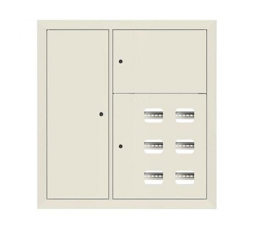 Щит этажный 6 кв. слаботочка слева RAL9002 (1000х950х150)  PROxima mb29-v-6z-ral9002 EKF