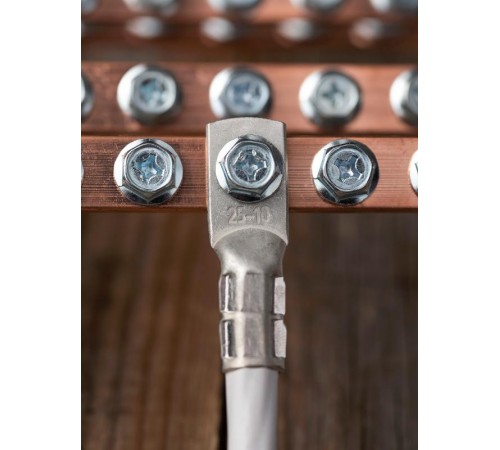 Наконечник медный луженый  ТМЛ 25-10-8 EKF PROxima  tml-25-10-8-g  EKF