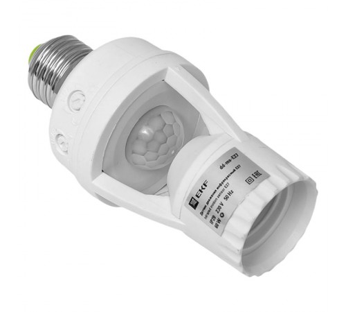 Датчик движения ИК  E27 60Вт 360гр. до 7м IP20 EKF PROxima   dd-ms-E27   EKF