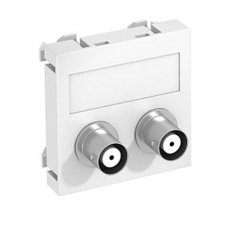 Мультимедийная рамка Audio-BNC Modul45 (серебристый) (MTG-2BC F AL1)  6105096  OBO Bettermann