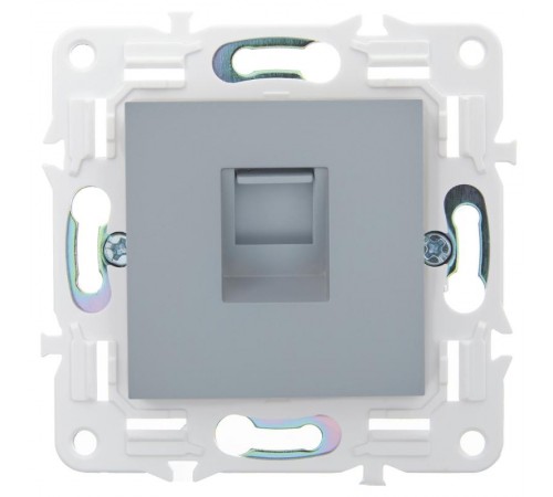 SKANDY Розетка компьютерная RJ45 кат.5E SK-K01Gr серый  SK-K10-1-K03  IEK