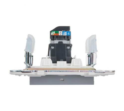 SKANDY Розетка компьютерная RJ45 кат.5E SK-K01Gr серый  SK-K10-1-K03  IEK