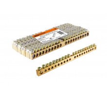 Шина "N" нулевая 8х12мм 20/1 (20 групп/крепеж по центру)   SQ0801-0054  TDM