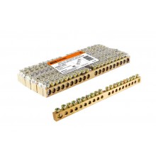 Шина "N" нулевая 8х12мм 20/1 (20 групп/крепеж по центру)   SQ0801-0054  TDM
