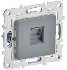 SKANDY Розетка компьютерная RJ45 кат.5E SK-K01Gr серый  SK-K10-1-K03  IEK