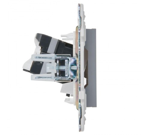 SKANDY Розетка компьютерная RJ45 кат.5E SK-K01Gr серый  SK-K10-1-K03  IEK