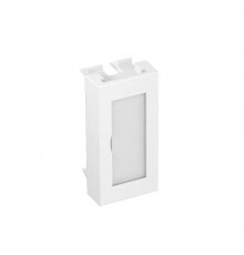 Заглушка с полем для маркировки Modul45 45x22,5 мм (белый) (ADP-BF RW0.5)  6117410  OBO Bettermann