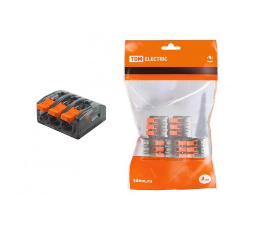 Соединительная клемма СК-613 (2,5мм2) (5 шт/упак)  SQ0527-0032  TDM