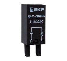 Модуль защитный RC 6-24В AC/DC для промежуточных реле RP AVERES  rp-rc-24ACDC  EKF