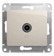 Glossa Молочный Розетка TV, механизм  GSL000993  SE