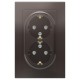 AtlasDesign Мокко Розетка 2-ая с заземлением, со шторками, 16А, (в сборе с рамкой)  ATN000626  SE